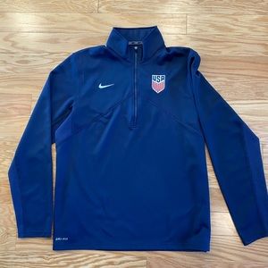 USA Soccer Nike drifit quarter zip